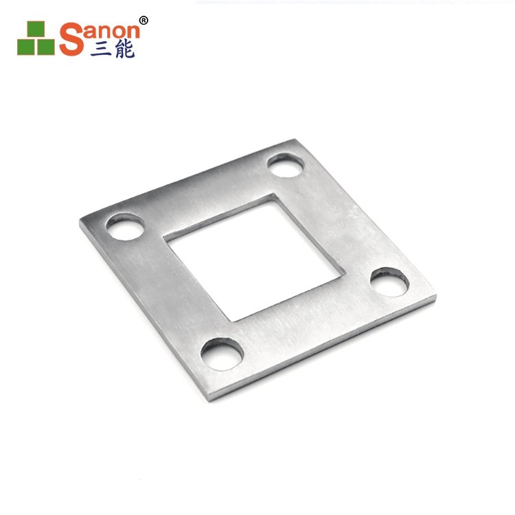 厂家生产不锈钢非标垫片地脚板接地片金属冲压件